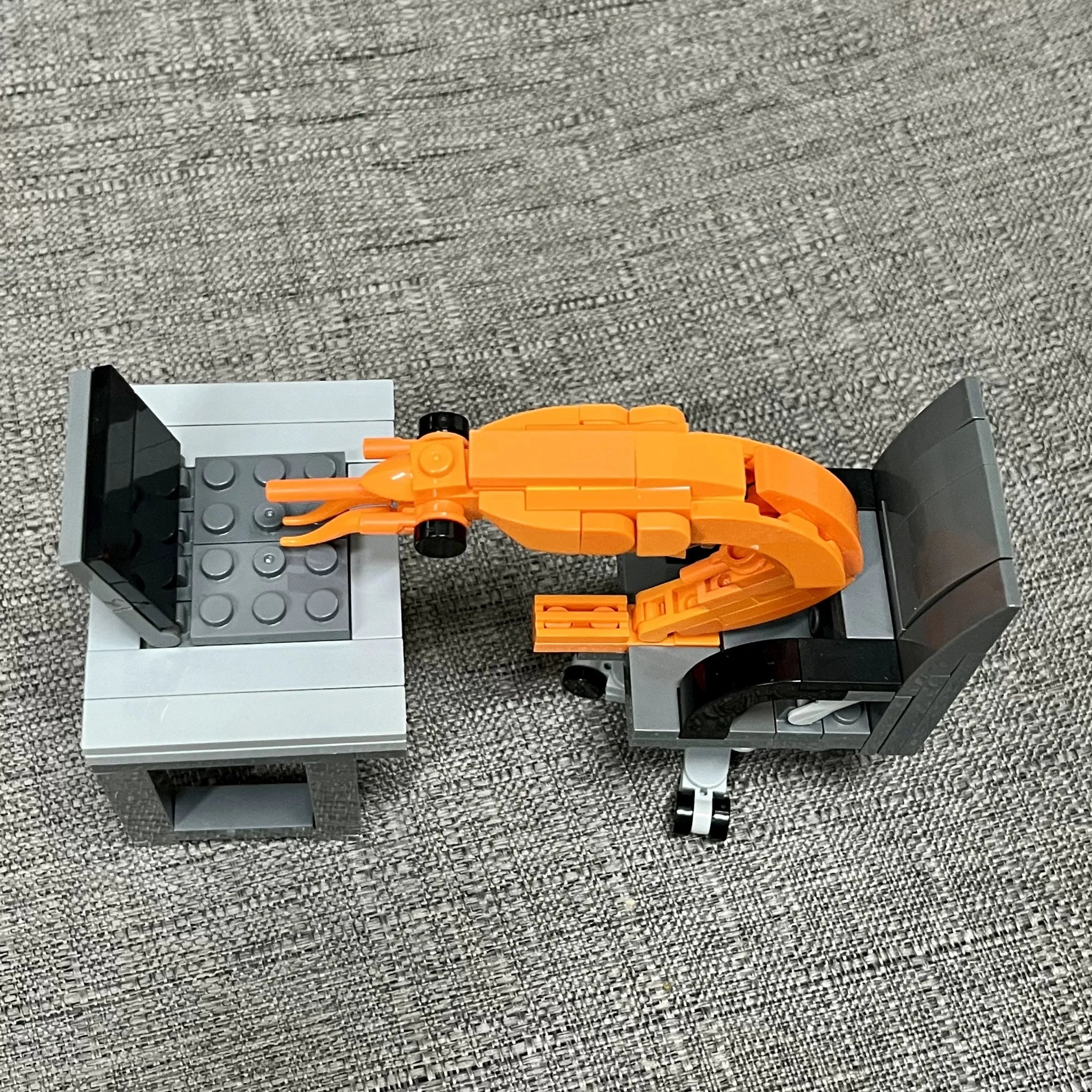 MOC Building block shrimp model figurines, puzzle assembly, boys and girls randomly mixing, Internet celebrity creative parodies