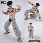 9L3D Printed Anime Jujutsu Kaisen Sukuna Yuji Yuta Satoru Gojo Lucky Dummy 13 Movable Shapeshift Action Figures Mannequin Toys