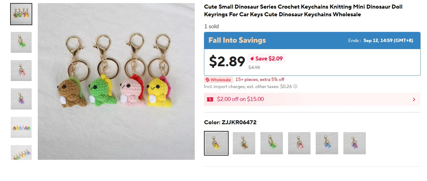 Mini Penguin Series Crochet Keychain For Car Keys Pendant Cartoon Animal Doll Keyrings Knitted Penguin Keychain Custom Accessory