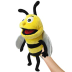 Insect Plush Hand Puppet Storytelling Bee Ladybird Butterfly Soft Stuffed Plush Toys Early Education Hand Finger Story Puppet