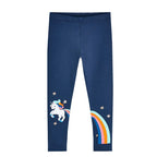 2 3 4 5 6 7 Years Girls Leggings 100% Cotton Girl's Trousers Little Girls Pants Skinny Cartoon Kids Children Leggings Trousers