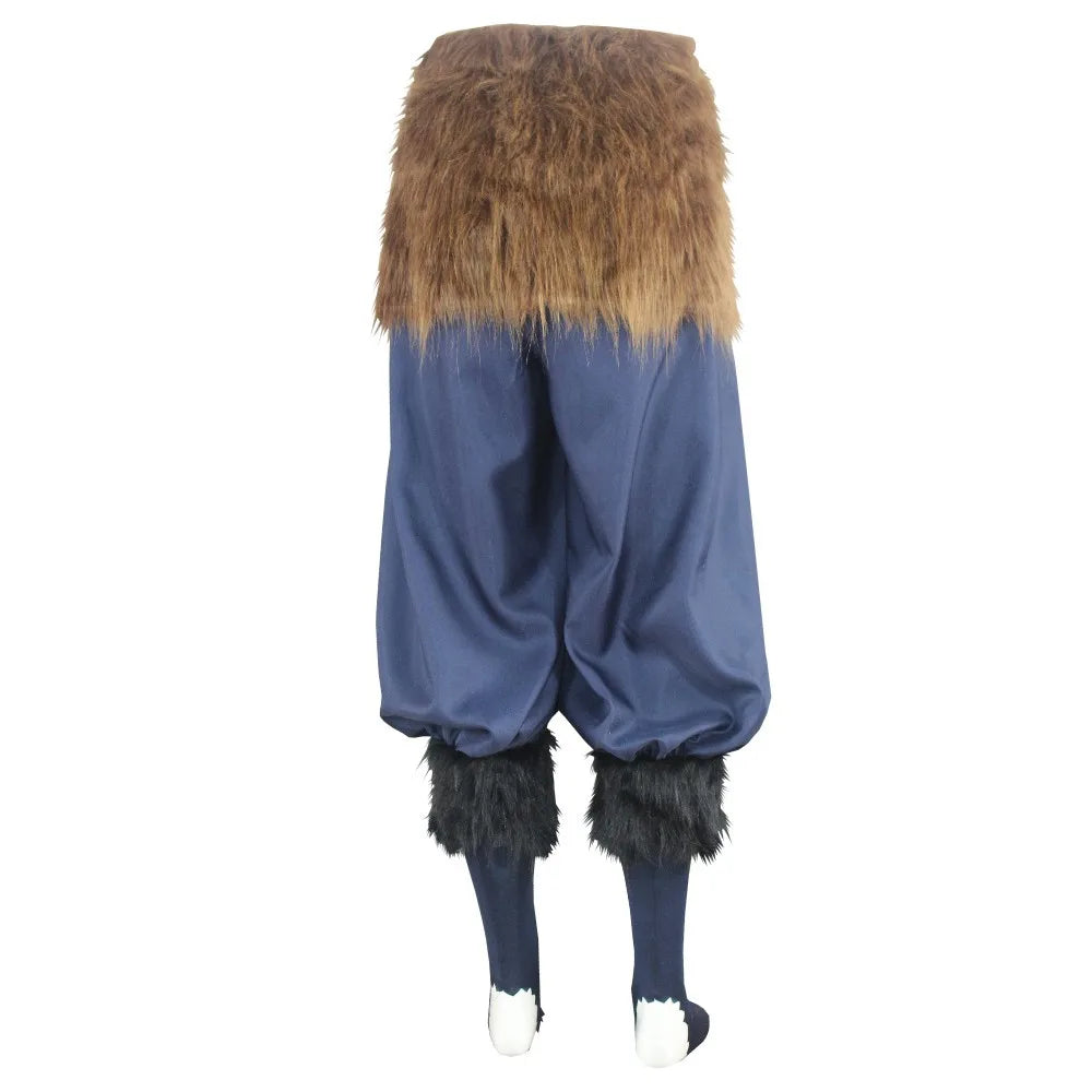 NEW Halloween Costumes Anime Demon Slayer Hashibira Inosuke Cosplay Pig Mask Bandage Pants Kimetsu no Yaiba Suit