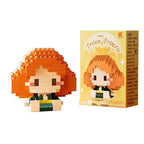 Disney 214 style Winnie LinaBell StellaLou Building Blocks Princess Cartoon Figrues Bricks Children's Assembly Toys Model Gift