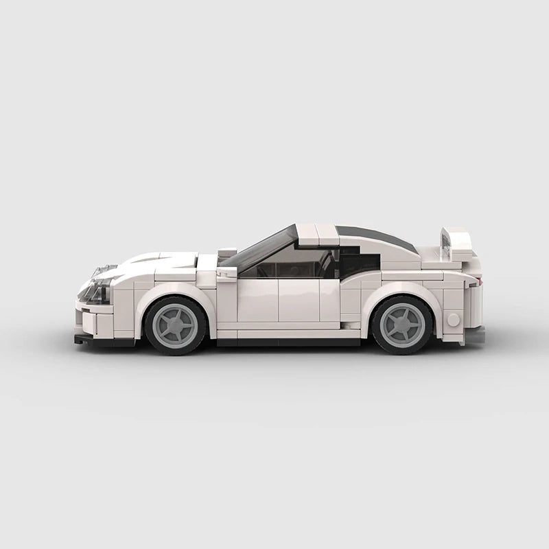 City Technical Speed World Famous Car Building Blocks Racing Fast And Furious Moc Brick Vehicle A80 Supra V2 Toys Kid