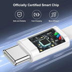 3PCS USB C Cable to USB C 100W Fast Charging Charger Cable Supports Fast Charging For iPhone 16 15 Samsung Xiaomi Huawei Etc