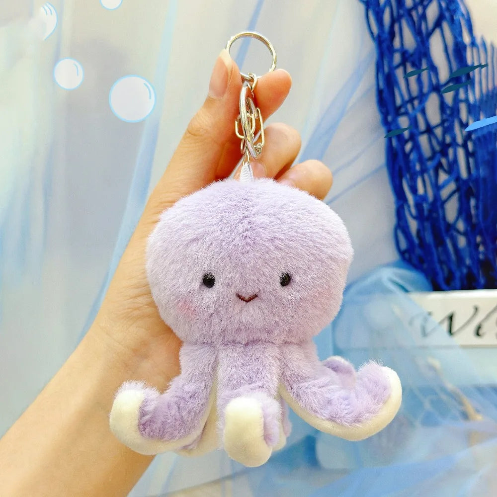 Plush Key Chains Bag Hanging Pendant Car Key Ring Mini Rabbit Hair Bow Bag Strap Cute Bunny Couple Keychain