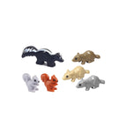 MOC Animal Scene Building Blocks Zoo Ducks Cat Dog Penguin Eagle Dove Wolf Bear Deer Shark Snake Mice Sheep DIY Toys Bricks K055