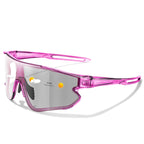 Men Women Photochromic Motorcycle Glasses Outdoor Sports Big Frame Windproof Cycling Running Hiking Goggles