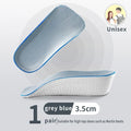 New Half Invisible Heighten Shoe Insoles Heel Insert Sport Cushion Height Increase EVA Memory Foam Heel Lifting 1.5/2.5/3.5CM