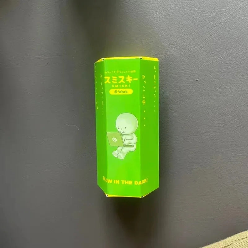 11 types Smiski Multiple Series Noctilucent Green Doll Blind Box Action Figures Decoration Desktop Model Toy For Christmas Gift
