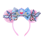 Mouse Ears Headband Cartoon Sequin Bows Headband Birthday Party Christmas Halloween Princess Cosplay Costume For Women Adult