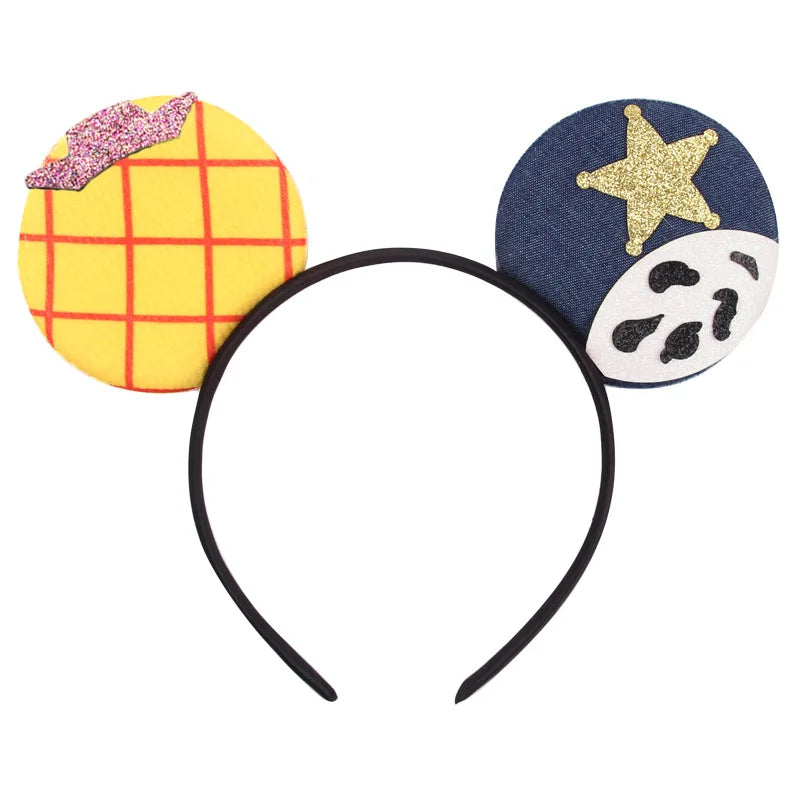 Boys Cute Mouse Ears Headbands Mickey Mouse Hairband With No Bow Party Festival Cosplay Christmas Birthdays Hair Accessories