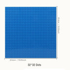 Baseplates 32x32 16x32 Dots Classic Base Plates MOC Bricks City Dimensions Building Blocks Figures Construction Toys