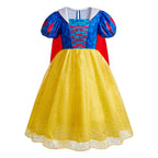 Girls Princess Dress Kids Cinderella Snow White Aurora Sofia Rapunzel Cinderella Halloween Costume Children Birthday Party Dress