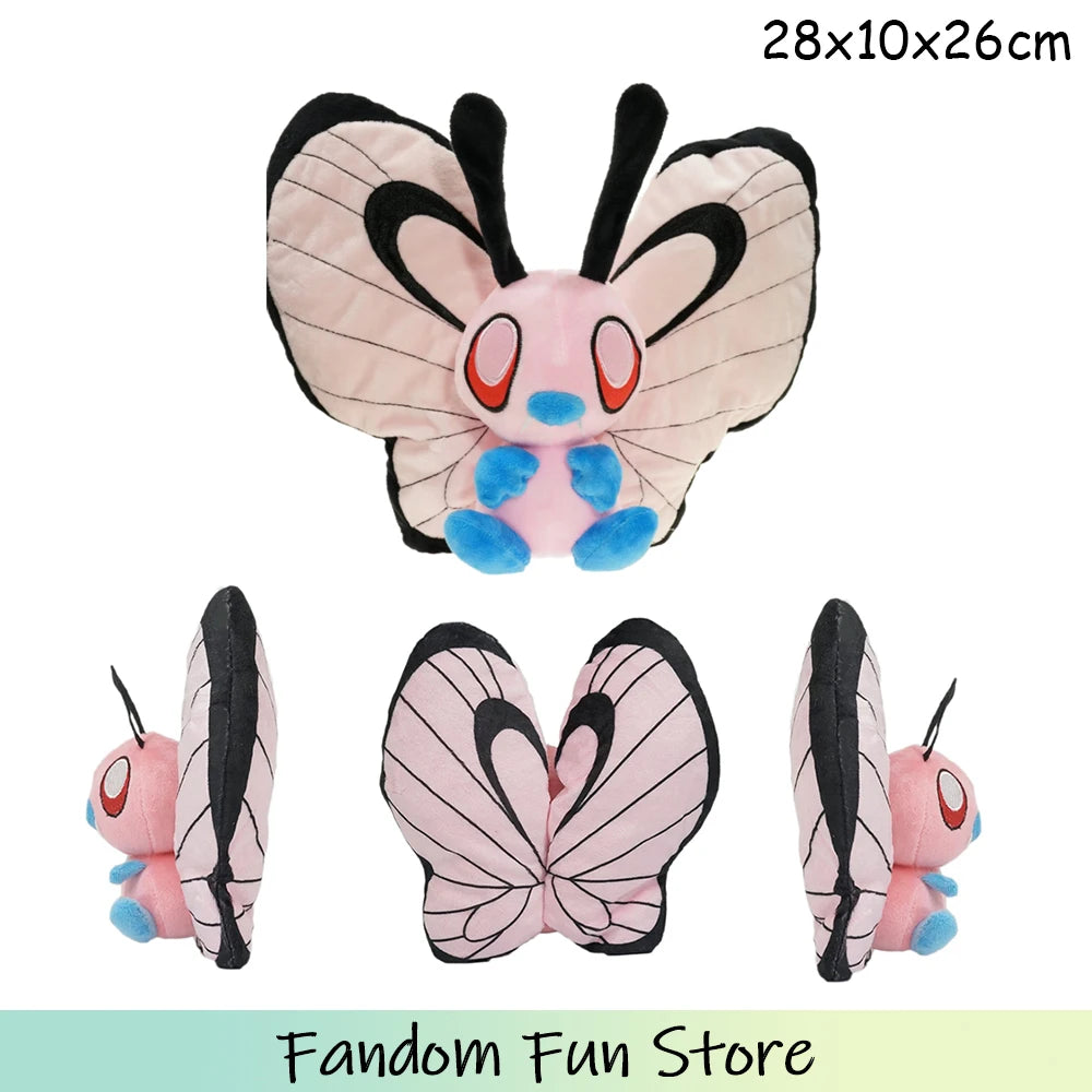 Pokemon Butterfree Plush Toys Butterfly Caterpie Scolipede Plushies  Soft Stuffed Animal Cute Dolls Christmas Halloween Gifts