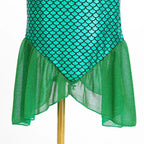 Girls Cosplay Disney Little Mermaid Ariel Prom Princess Costumes Kids Summer Casual Dress Halloween Birthday Party Dress Up 2025