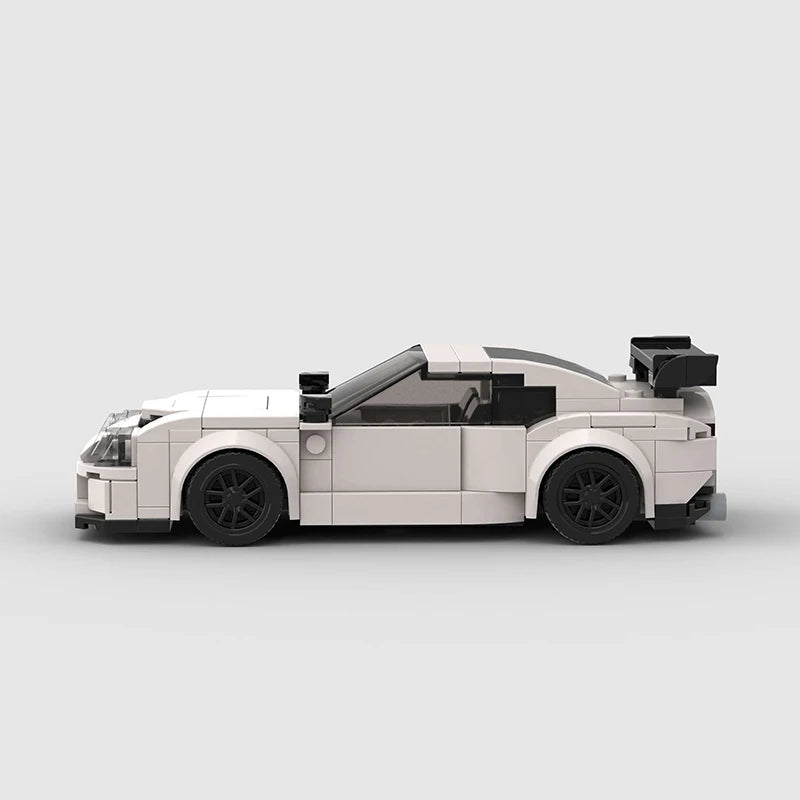 City Technical Speed World Famous Car Building Blocks Racing Fast And Furious Moc Brick Vehicle A80 Supra V2 Toys Kid