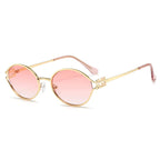 Sunglasses for Women Retro Oval 90s Sun Glasses Lightweight Vintage Cat Eye Trendy ShadesProtection Lens