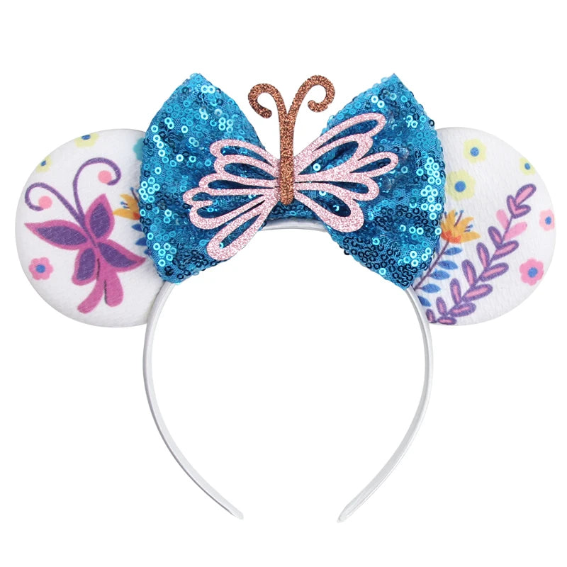 Nieuwste Mickey Mouse Oren Hoofdband Kid Adult Festival Party Pailletten Strik Haarband Vrouwen Baby Girl Party Haar Accessories