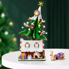 Christmas Building Block Santa Claus Snowman Elk Tree Micro Brick Puzzle Assembly Model Home Decoration Xmas Party Gift Kid Toy