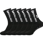 6Pairs/Lot FS Football Socks New Style Round Silicone Suction Cup Grip Anti Slip Soccer Socks Sports Men Baseball Rugby Socks