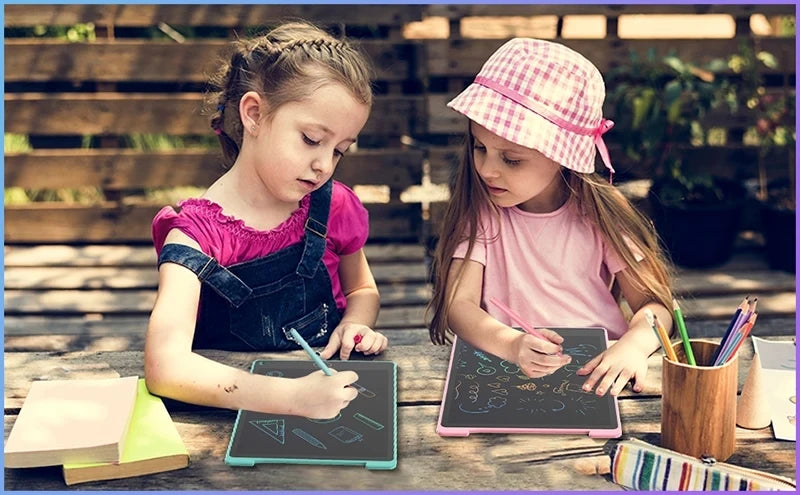 12 inch LCD Early coaching board light energy drawing board Colorful children's electronic handwriting board Birthday gift