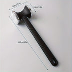 Heavy Duty Kitchen Meat Tenderizer Hammer with Rubber Grip, Stainless Steel Head for Effortless Pounding and Tenderizing