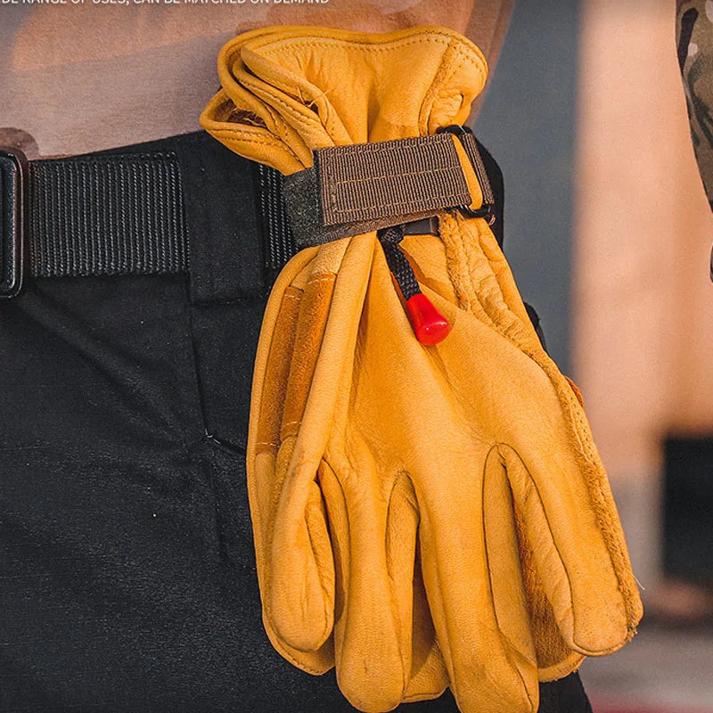 1/3/5pcs Outdoor Keychain Tactical Gear Clip Keeper Pouch Belt Keychain Webbing Gloves Rope Holder Military Molle Hook