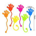 10-30pcs Sticky Hands & Spider Web Toy Stretchy Stress Relief Fidget Toys for Kids Birthday Favor Halloween Gift Supplies