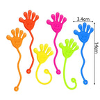 10-30pcs Sticky Hands & Spider Web Toy Stretchy Stress Relief Fidget Toys for Kids Birthday Favor Halloween Gift Supplies