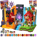 FUNXINEE Dinosaur Theme Park NEW Magnetic Blocks, 3D DIY Dinosaur Model, STEM Construction Toy, Creative Birthday Gift For Kids