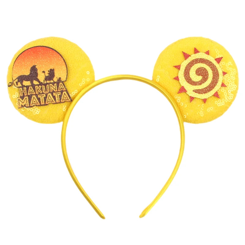 Boys Cute Mouse Ears Headbands Mickey Mouse Hairband With No Bow Party Festival Cosplay Christmas Birthdays Hair Accessories