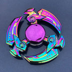 New Metal Rainbow Fidget Spinner Gradient Color R188 Mute Bearing EDC Hand Spinner Fingertip Gyro Anti-Anxiety Kids Adult Toys