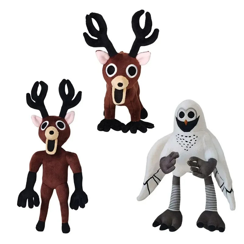 Caliente 99 Noches Dibujos Animados En El Bosque Ciervos Juguetes De Peluche Muñeca De Peluche De Algodón Anime Animal Para