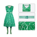 Movie Joy Disgust Cosplay Costume for Women Dress Halloween Costume Joy Disgust Outfits for Women Role Play