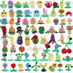 72 styles Plants VS Zombies 15-20cm Plush Toys Cartoon Doll Peashooter Cherry Wall-Nut Sunflower Squash Split Pea Kids Gift