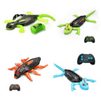 Realistic Biomimetic RC Wall Climbing Lizard Robot Toy, Remote Control Gecko that Climbs Glass & Smooth Walls for Children