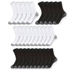 10/30 Pairs of High-Quality Soft and Comfortable Men's Running Socks Summer Sweat Wicking and Breathable Basketball Sports Socks