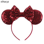 2026 Chic Embroidery Sequin Ears Headband Classical DOT Bow Hairband For Girls Women Party Head Wear Kids DIY Hair Accessories