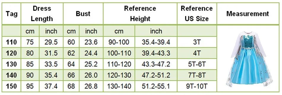 Girls Elsa Anna Dress Children Princess Carnival Dress Kids Jasmine Rapunzel Pageant Flower Disguise Birthday Cosplay Costume