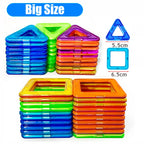 Magnetic Building Blocks Big Size and Mini Size DIY Magnets Toys for Kids Designer Construction Set Gifts for Children Toys