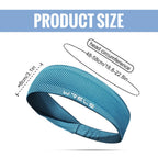 Summer Sport Headband Breathable Fitness Sweatband Non Slip Elastic Tennis Headband Sweat Wicking Lightweight Running Hairband
