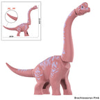Jurassic Large Spinosaurus Dinosaur World Building Block Figure Movable Joint Prehistoric Animal Model Educational Assemble Toy