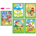 Magic Water Drawing Book with Reusable Coloring Pen for Kids Fun