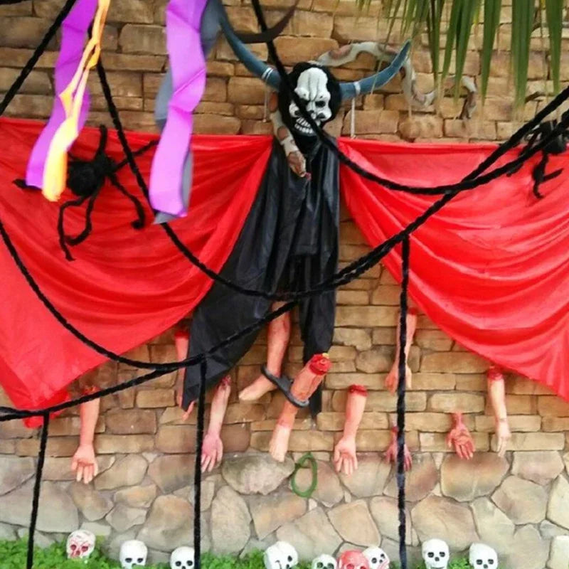 Halloween Fake Bloody Body Parts Realistic Severed Hands Legs Arms Props for Haunted House Scary Prank Party Decorations