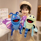 Insect Plush Hand Puppet Storytelling Bee Ladybird Butterfly Soft Stuffed Plush Toys Early Education Hand Finger Story Puppet