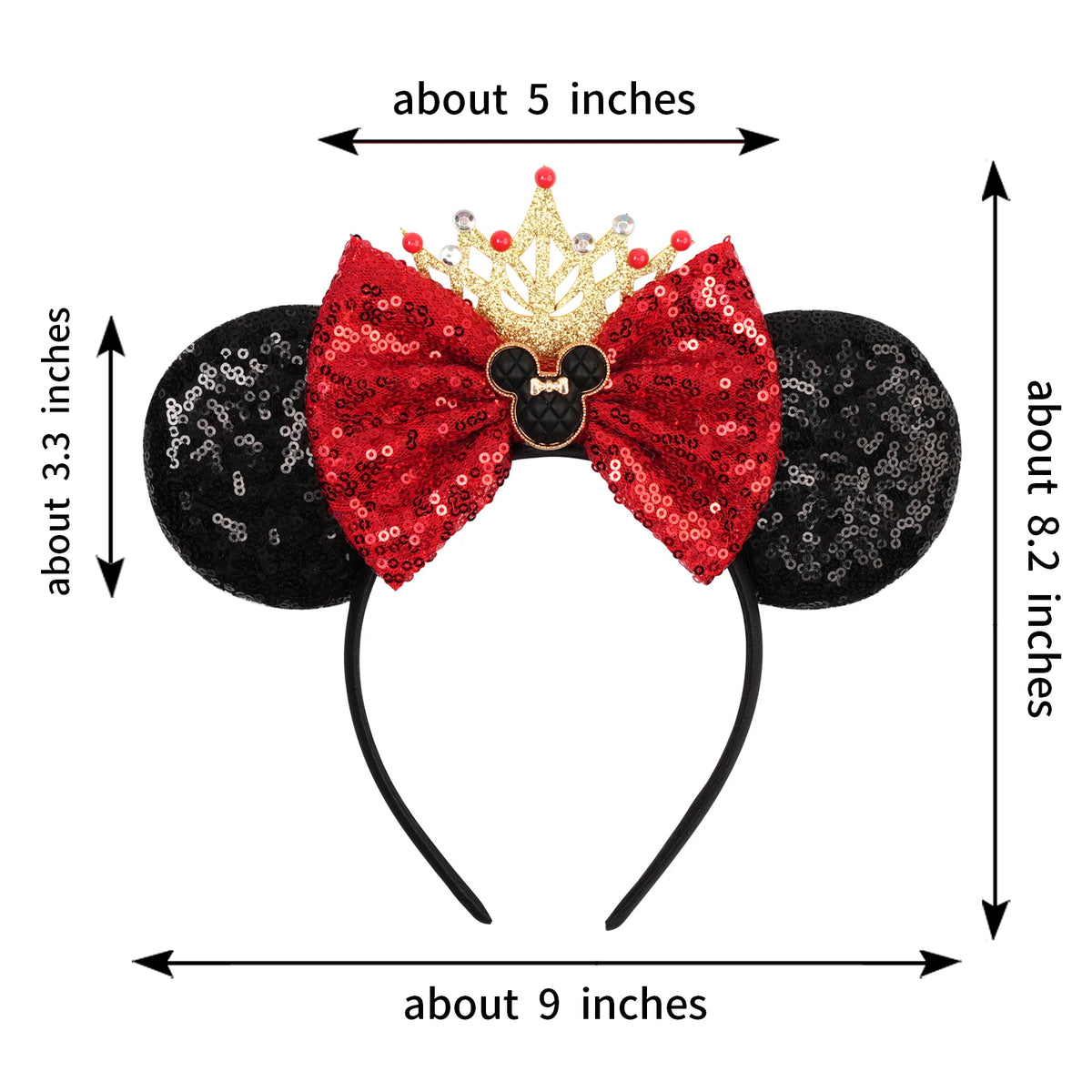 Classic Headband Mouse Shaped Mouse Ear Women Hairband for Party Festival Wear Exquisite Girls Hair Accessories