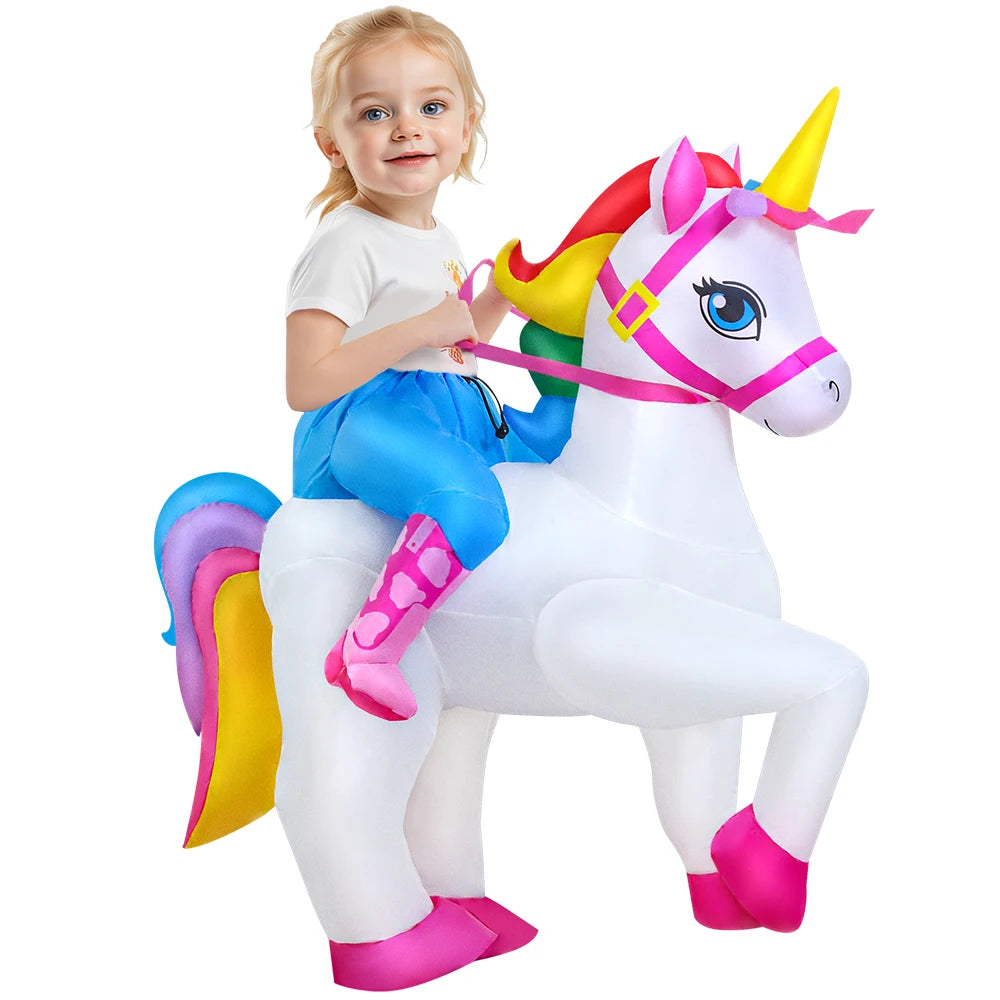 Kids Child Dinosaur Inflatable Costume Anime Purim Halloween Christmas Party Cosplay Costumes Dress Suits for Boys Girls