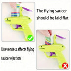 1pc Foam Disc Launcher Flying Disc Handheld Shooter Indoor Shooting Game Outdoor Backyard Toy For Boys And Girls Birthday Gift