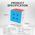 [ECube] Moyu Cubing Classroom Meilong 3/3C 3x3 Magic Stickerless 3 Layers Speed Magic Cube Professional Puzzle Toys for Children